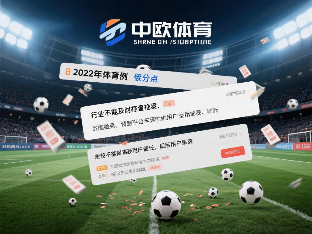 中欧体育上假分事件对行业信誉的冲击 (中欧体育上假分事件对行业信誉的严重冲击与影响) 以某案例为例,2022年某小型体育平台就曾因数据造